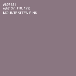 #897681 - Mountbatten Pink Color Image